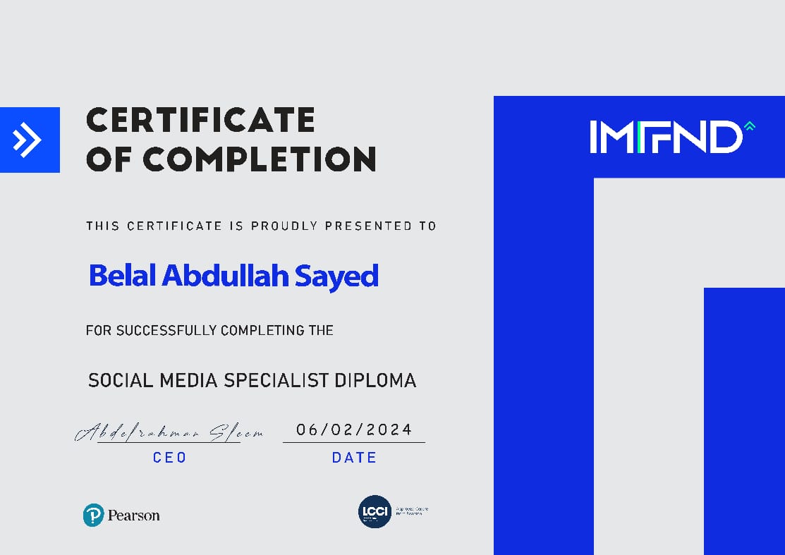 Social Media Specialist Diploma